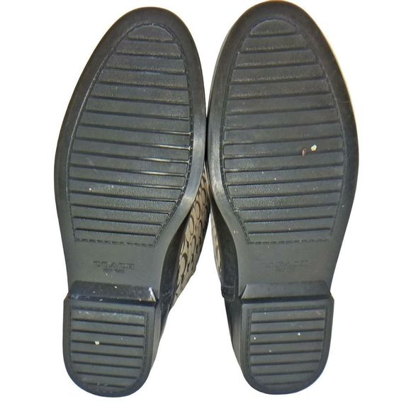 Coach Tristy Brown Lace up rain boot size 9 Authentic - Picture 6 of 7